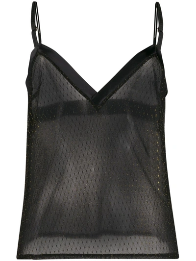 Maison Close Sage Decision Cami Top In Black
