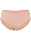 Wolford 3w Mid-rise Briefs In Rose