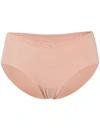 Wolford 3w Mid-rise Briefs In Pink