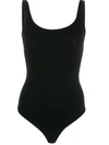 Wolford Jamaica Stretch-cotton Bodysuit Black In Black