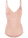 Wolford 3w Forming Blush Stretch-cotton Bodysuit In Neutrals