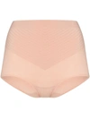 Wolford 3w Shaping High-waisted Briefs In Neutrals