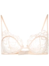 Kiki De Montparnasse Croquette Demi Bra In Blush
