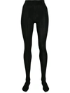Wolford Velvet De Luxe 66 3-pack Tights In Black