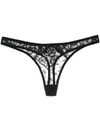 Gilda & Pearl Rita Thong In Black