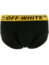 OFF-WHITE LOGO WAISTBAND BRIEFS