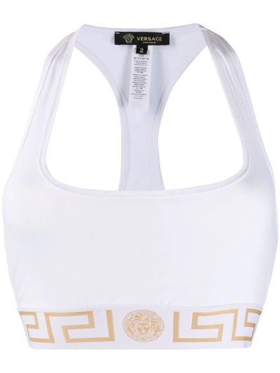 Versace Underwear Top In Blue
