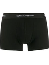 Dolce & Gabbana Black Logo Boxer Short Set