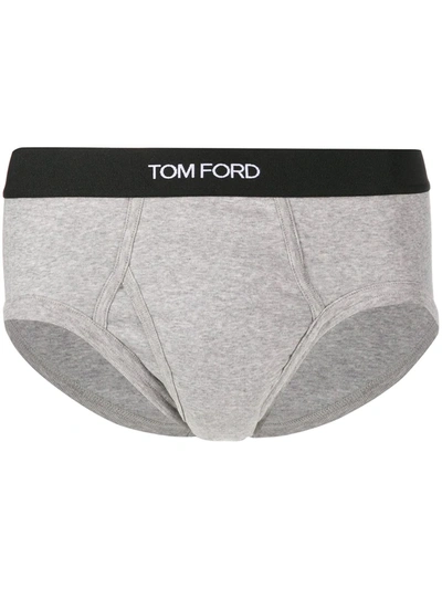 TOM FORD LOGO-EMBELLISHED BRIEFS