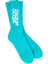 Stadium Goods Logo-print Crew Socks In Blue