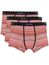 Paul Smith Striped Pattern Boxers In Neutrals