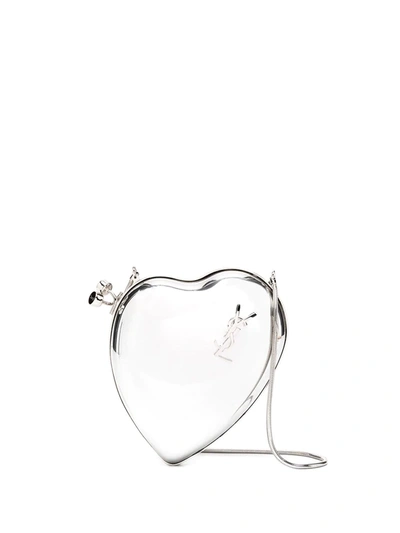 Saint Laurent Love Box Mini Bag In Metallic