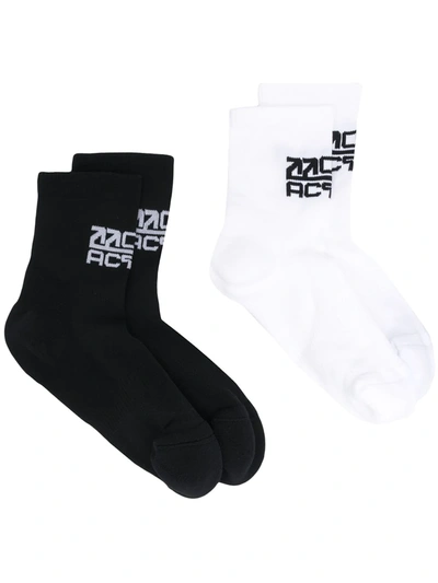 Off-white Set Of Two Active Socks In White