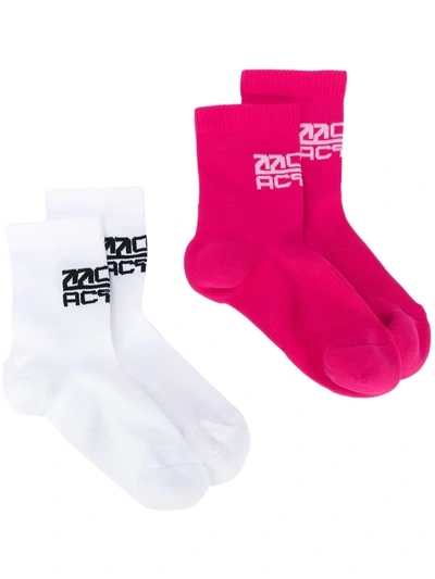 Off-white Pack Of 2 Logo Ankle Socks In White