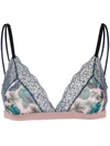 Dolci Follie Butterfly Soft Bra In Blue
