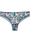 Dolci Follie Butterfly Brazilian Briefs In Blue