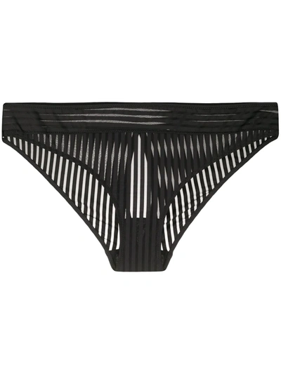 Maison Close Cutout Briefs In Black