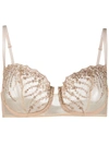 Gilda & Pearl Under The Stars Bra In Gold