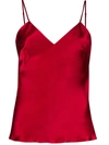 Gilda & Pearl Sophia Camisole Top In Red
