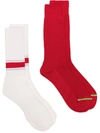 ANONYMOUS ISM PAIR OF TWO RIBBED SOCKS SET