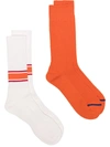 ANONYMOUS ISM PACK OF TWO RIBBED SOCKS SET