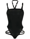 Maison Close Tapage Nocturne Thong Bodysuit In Black