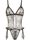 Maison Close Jeux Magnétqiues Thong Bodysuit In Black