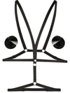 Maison Close Harness Bra In Black