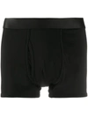 Sunspel Superfine Cotton Trunk In Black