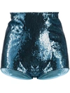 Dolce & Gabbana Sequin-embellished Briefs In Blue