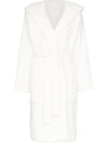 TEKLA HOODED DRESSING GOWN