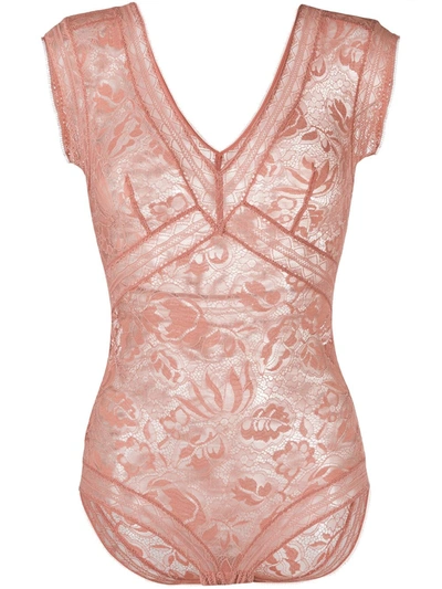 Eres Soutache Bodysuit In Pink