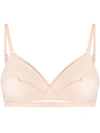 Eres Lydia Soyeuse Wireless Triangle Bra In Nude