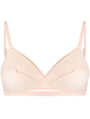 Eres Lydia Soyeuse Wireless Triangle Bra In Neutrals