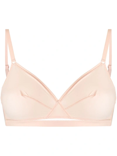 Eres Lydia Soyeuse Wireless Triangle Bra In Make_up