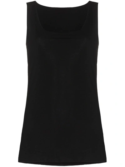 Wolford Women's 7005 Black Aurora Crewneck Stretch-jersey