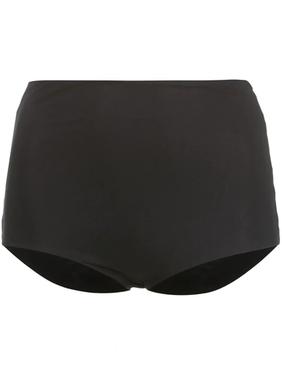 Jil Sander High-rise Briefs In Black