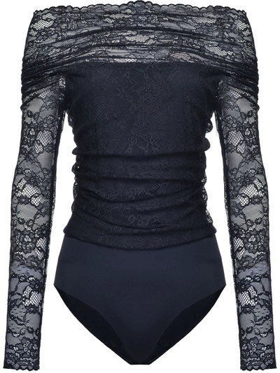 Pinko Womens Black Milo Lace Body 6