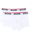 Moschino Logo Boxers In White