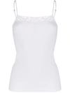 Hanro Moments Lace-trimmed Camisole In White