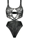 VERSACE SHEER LACE CUT-OUT BODY