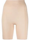 Wacoal Beyond Naked Cotton Blend Thigh Shaper Shorts In Neutrals