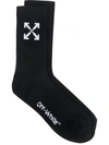 OFF-WHITE JACQUARD ARROWS LOGO SOCKS