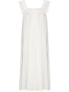 POUR LES FEMMES TANYA LACE TRIMMED NIGHTDRESS