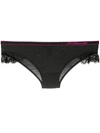 JUST CAVALLI LACE PANEL LOGO PRINT BRIEFS