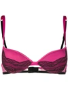 Dolce & Gabbana Dolce&gabbana Lace Panel Bra In Pink