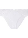 LA PERLA FLORAL LACE PANELLED BRIEF