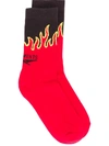 VETEMENTS LOGO EMBROIDERED SOCKS