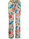 LA DOUBLEJ COLOMBO PRINT PYJAMA TROUSERS