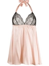 Gilda & Pearl Cherie Babydoll Night Gown In Neutrals